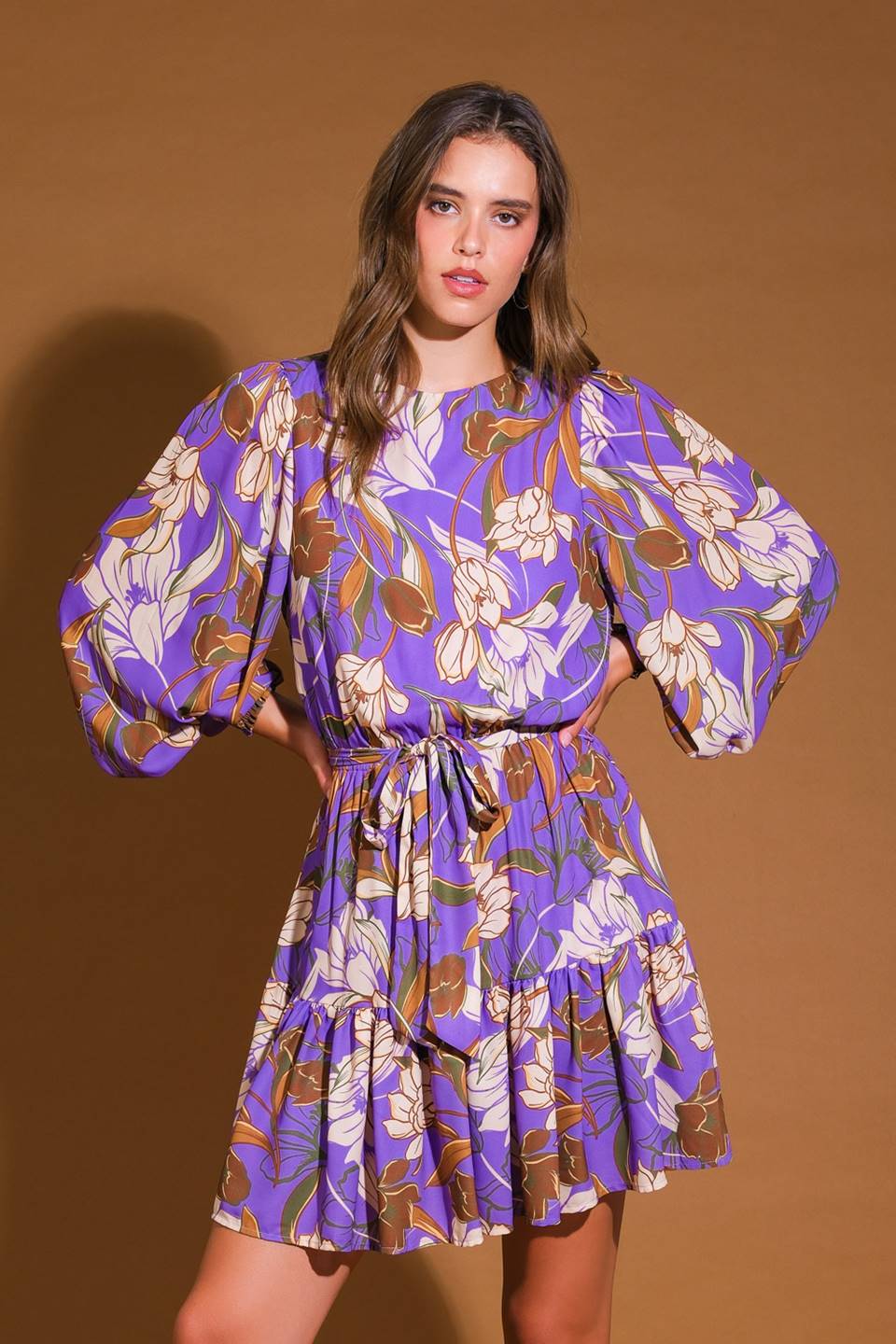 URBAN OASIS WOVEN MINI DRESS Flying Tomato